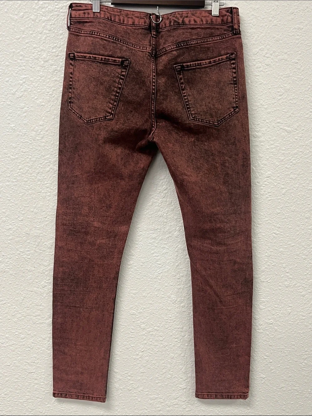 Topman Skinny Jeans in Rust Wash #1153